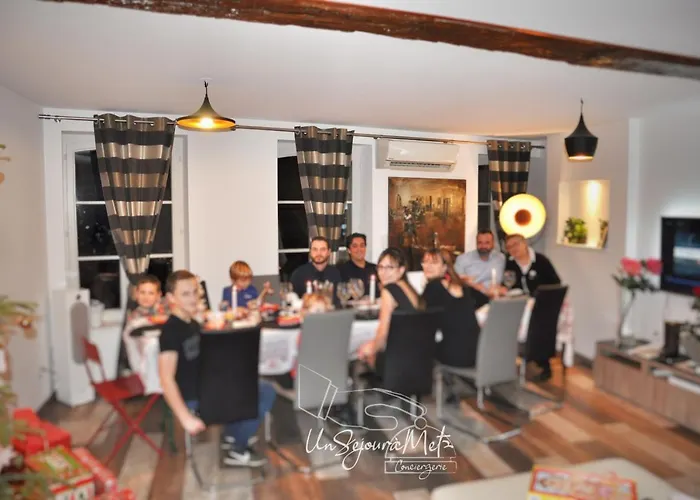 Unsejourametz-fr Meublés Ossons Du T2 Au T4 Avec Parking, Apartamento *